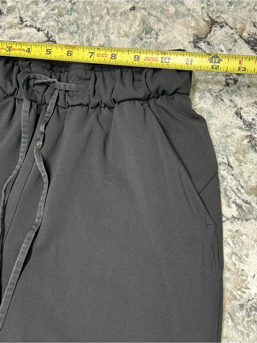 Lululemon Black Stretch High Rise Joggers